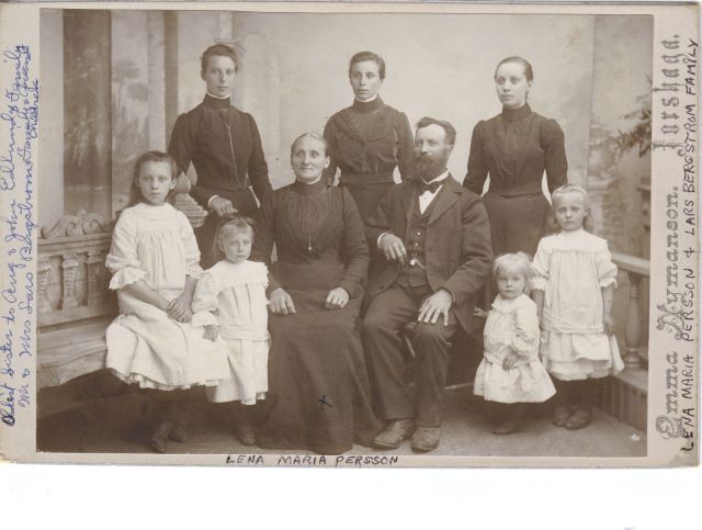 Karolina PERSDOTTER and Lars Johan BERGSTROM
Notation that it is Lena Maria was a mistake.